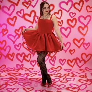 Sugar Thrillz Red Corset Dress Dolls kill